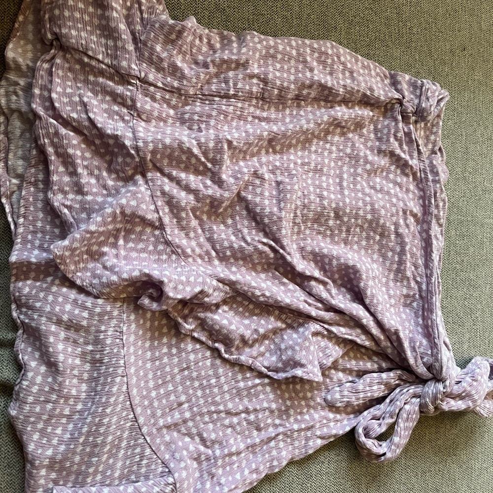 Altar'd State Purple Patterned Skirt